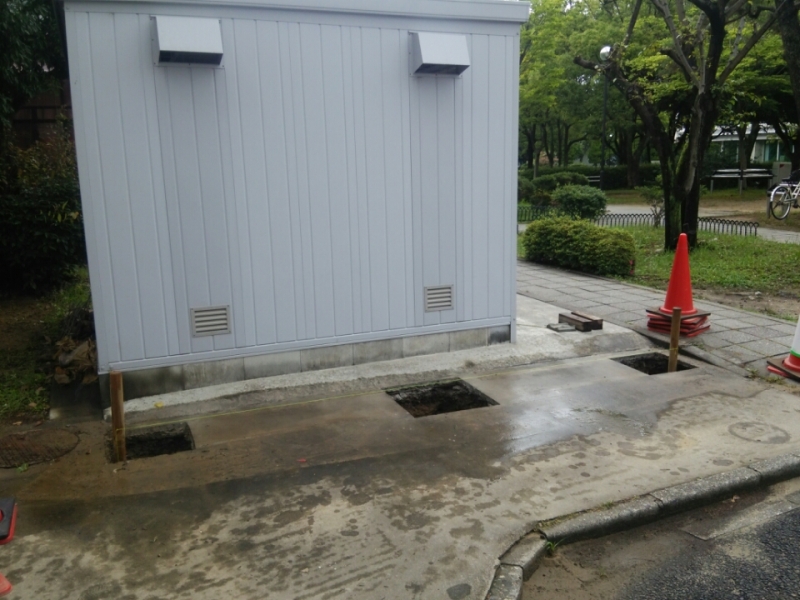 大型掲示板工事