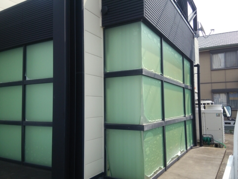 ガラスフィルム工事
